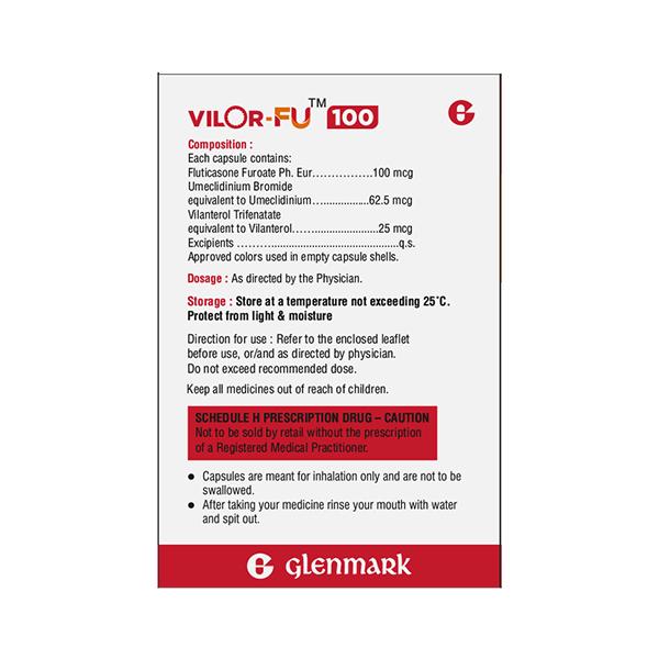 VILOR FU 100 Capsule 15's - Nasal Congestion-Nas