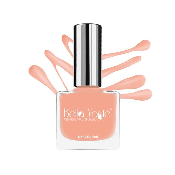 Bella Voste Nude Matt Nail Paints Party Pop(64) 9 Ml - Nail Polish