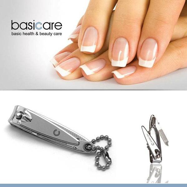 Basicare Nail Clipper With File & Key Chain 1's - Manicure & Pedicure Kits