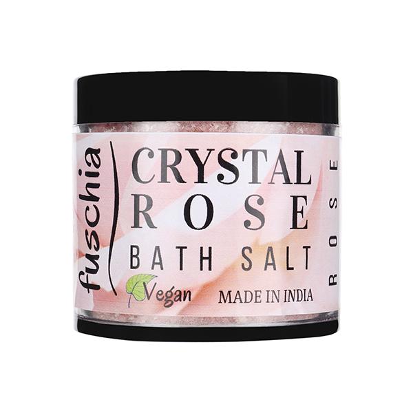 Netmeds | Fuschia Bath Salt - Crystal Rose 100 gm