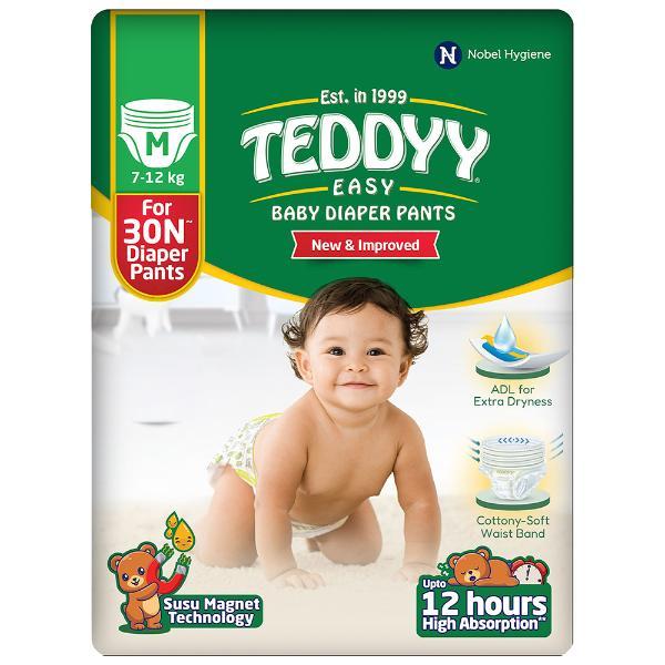 Netmeds | Teddyy Easy Baby Diaper Pant (M) 30's