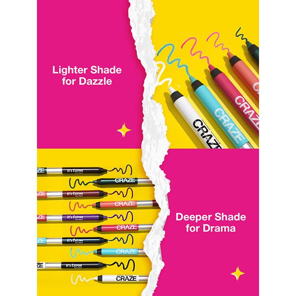 Swiss Beauty Craze It's Extraa Duo Kajal with Vitamin E, 2-In-1 Shades Pretty Little Liars (01) 2.6 gm - Kajal & Kohls