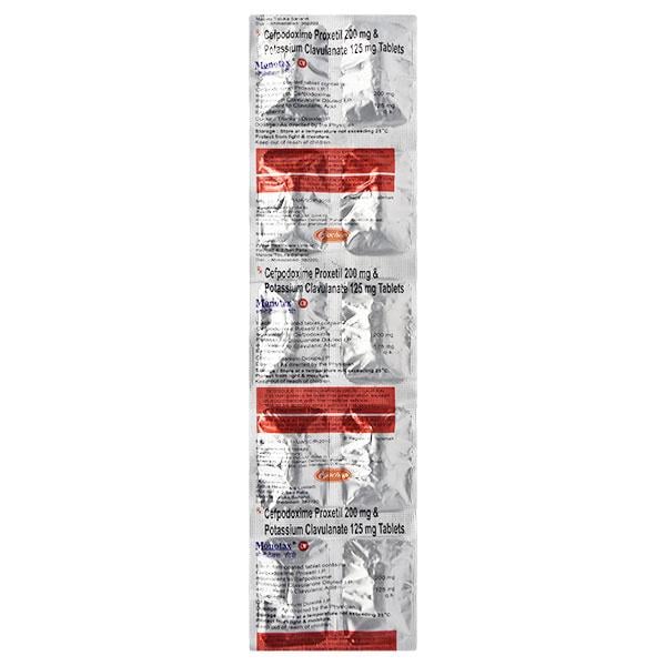Netmeds | Monotax CV 200/125mg Tablet 10'S
