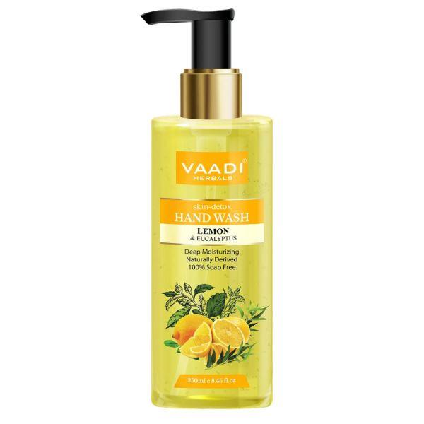 Vaadi Herbals Skin-Detox Lemon & Eucalyptus Hand Wash 250 ml - Hand Wash & Soaps
