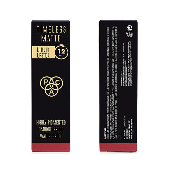 PAC Timeless Matte Hottila 6.5 ml - Liquid Lipsticks