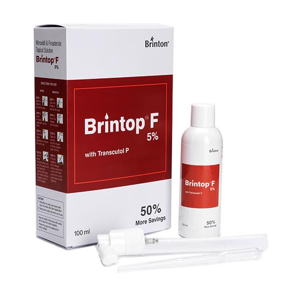 Brintop F 5% Topical Solution 100ml - Hair Loss-Oth