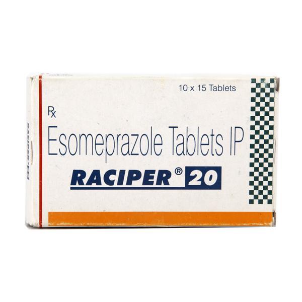 Raciper 20mg Tablet 15'S - Ulcer/Reflux/Flatulence-Aaa