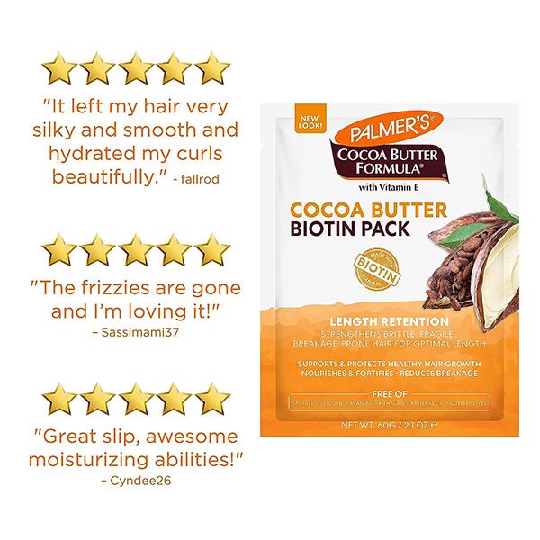 Palmer's Cocoa Butter & Biotin Length Retention Biotin Pack 60 gm - Conditioners