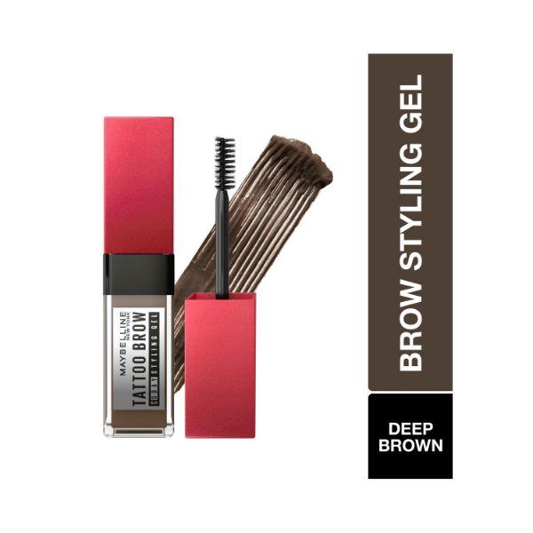 Maybelline Tattoo Brow 3 Day Styling Brow Gel Deep Brown 6ml - Eyebrow Pencils & Enhancers