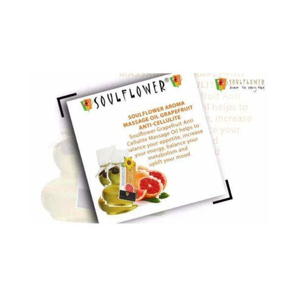 Soulflower Grapefruit Aroma Massage Oil 90 ml - Massage Oils