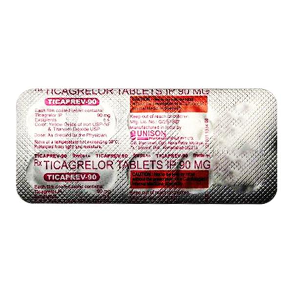 TICAPREV 90 Tablet 10's - Blood Clot-Ant