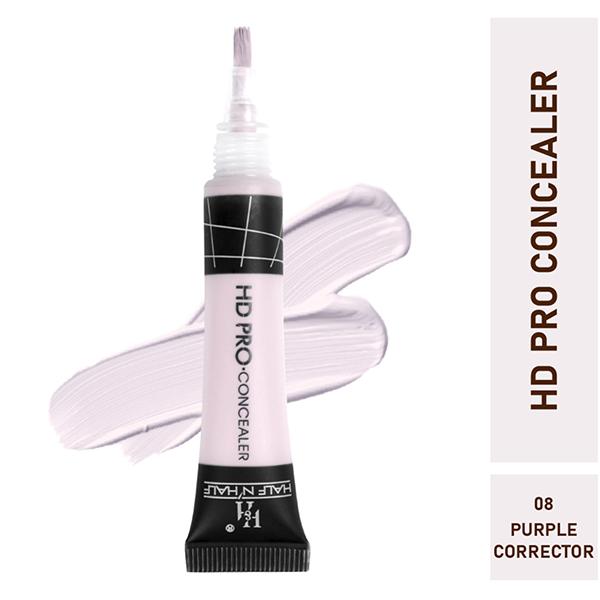 Half N Half Hd-Pro Blemish Cover, Dark Circle Cover, Longwear Medium-Full Coverage Color Correcting Concealer for All Skin Type 8 gm - Concealer