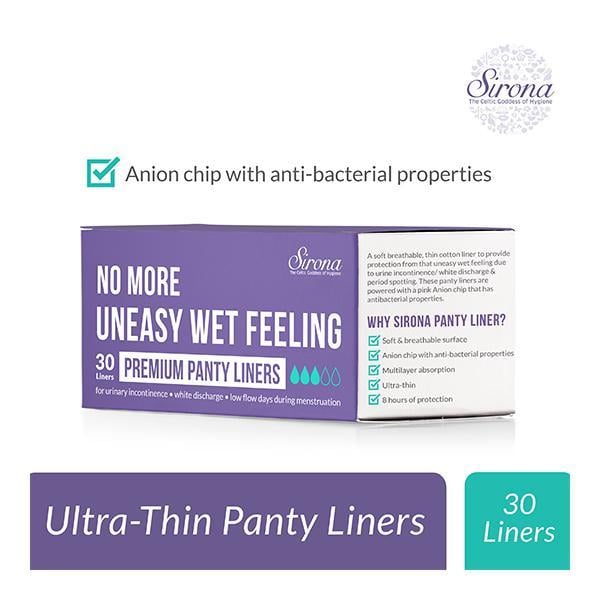 Sirona Premium Panty Liners 60s - Panty Liners