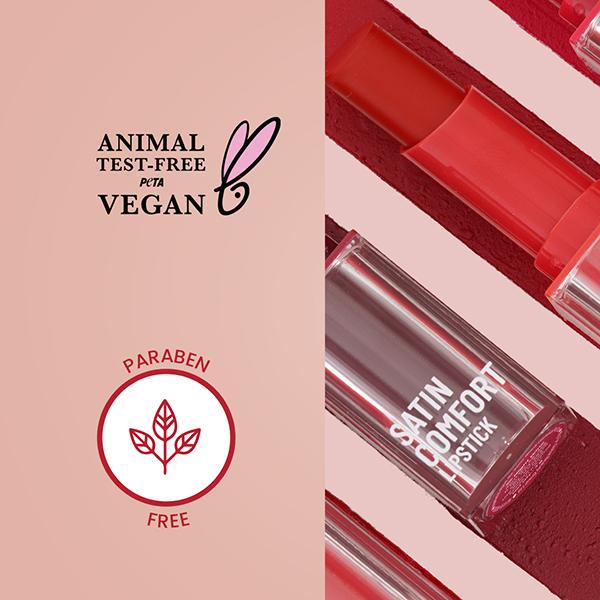 Swiss Beauty Satin Comfort Lipstick-Toasted Brown 3 gm - Lipsticks