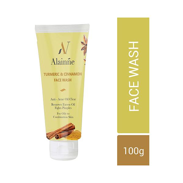Netmeds | Alainne Turmeric and Cinnamon Facewash 100 gm