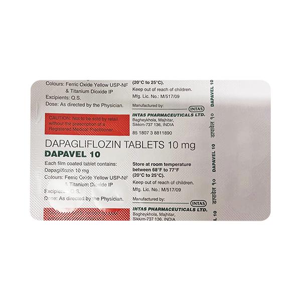 Netmeds | DAPAVEL 10 Tablet 15's