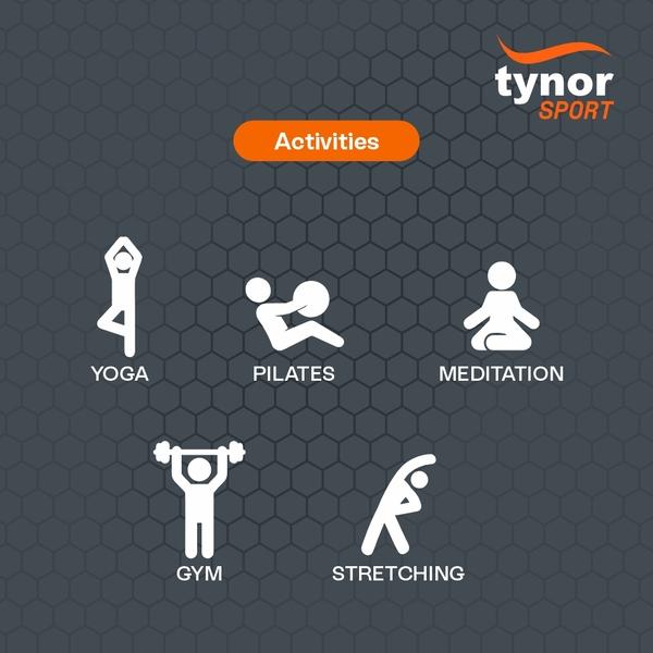 Tynor Yoga Mat Eva - Grey (6 mm) 1's - Gym Accessories