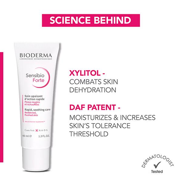 Bioderma Sensibio Forte Rapid Soothing Care Cream for Sensitive Skin 40 ml - Skin-Treatment