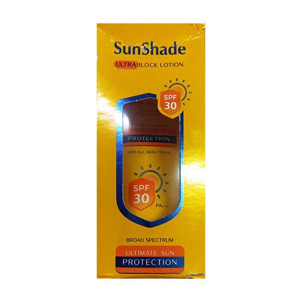 SUNSHADE ULTRA BLOCK SPF 30 PA +++ UVA+UVB PROTECTION Lotion 100ml