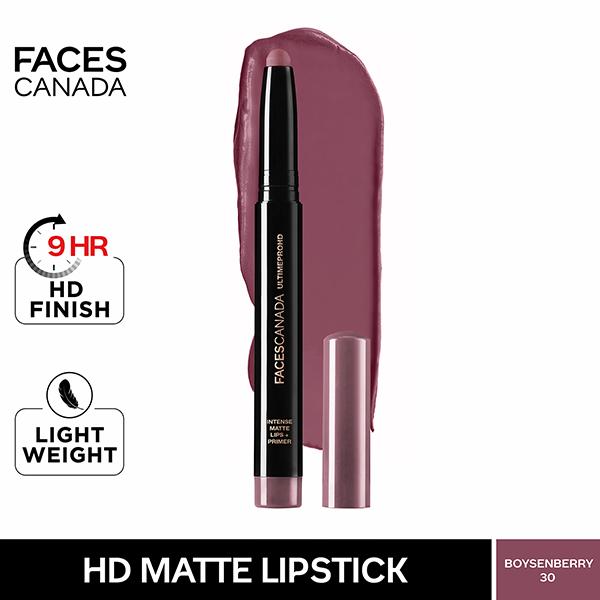 Netmeds | FACESCANADA Ultimepro Hd Intense Matte Lips and Primer Boysenberry 30 1.4 gm