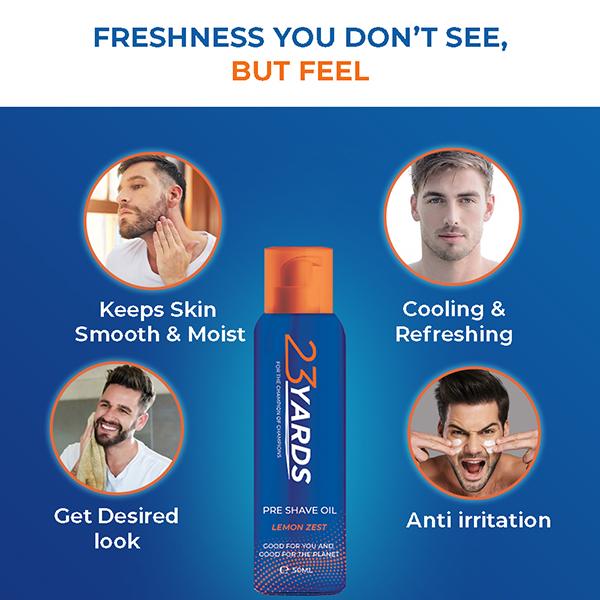 23 Yards Pre- Shave Oil for Men 50 ml - Beard Oil