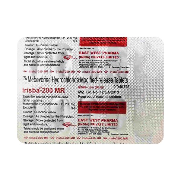 Netmeds | Irisba MR 200mg Tablet 10'S