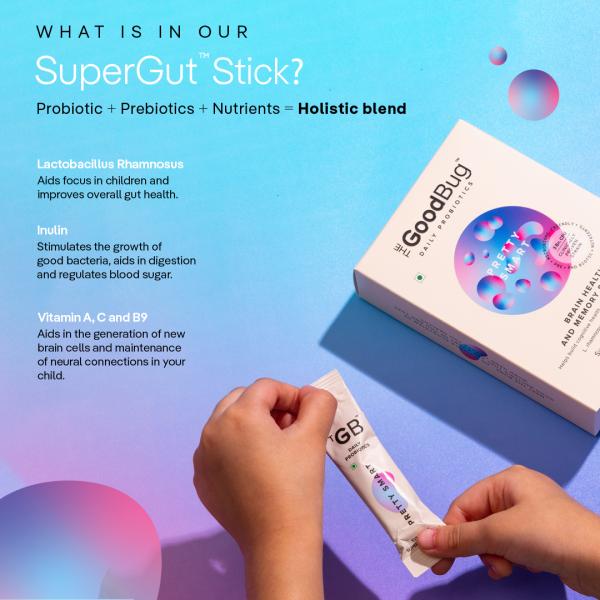 The Good Bug Pretty Smart 2gm Sachet 15's - Kids Nutrition