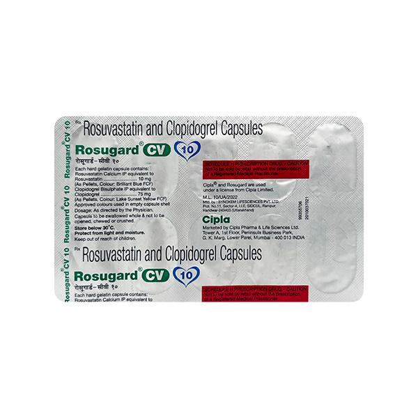 ROSUGARD CV 10 Capsule 10's
