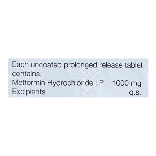 GLUFORMIN XL NEW 1000 Tablet 15's - Diabetes-Ant