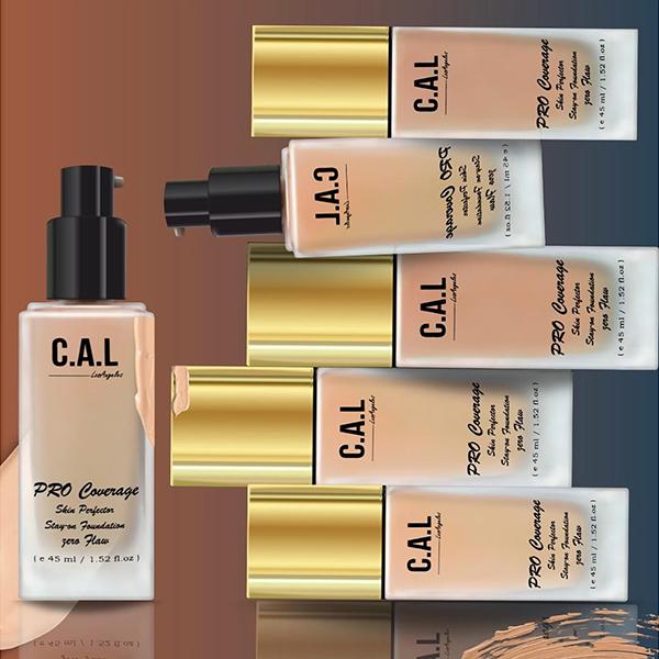 CAL Losangeles Pro Coverage Skin Perfector Stay On Foundation Buffed Beige 45 ml - Foundation