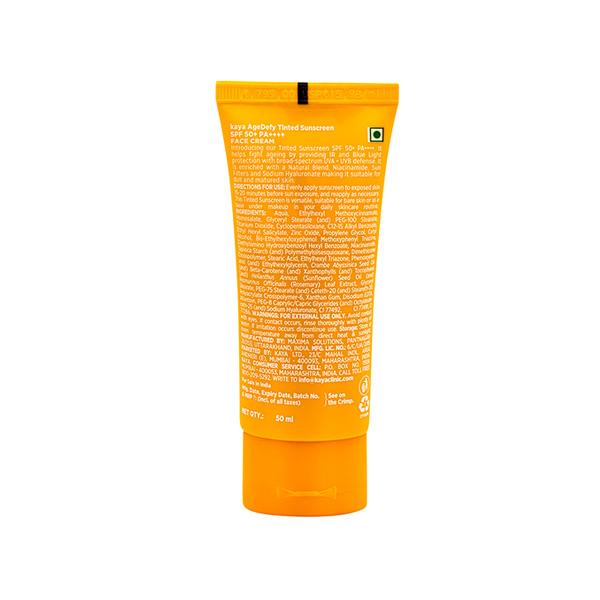 Kaya Agedefy Tinted Sunscreen Spf 50 50 gm - Body Sunscreen
