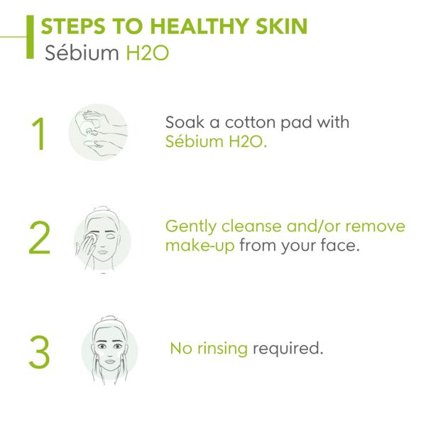 Bioderma Sebium H2O Purifying Cleansing Micellar Water 100 ml - Face Scrubs