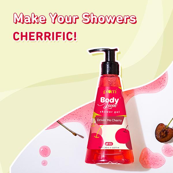 Plum Bodylovin' Drivin' Me Cherry Shower Gel 240 Ml - Shower Gels & Body Wash