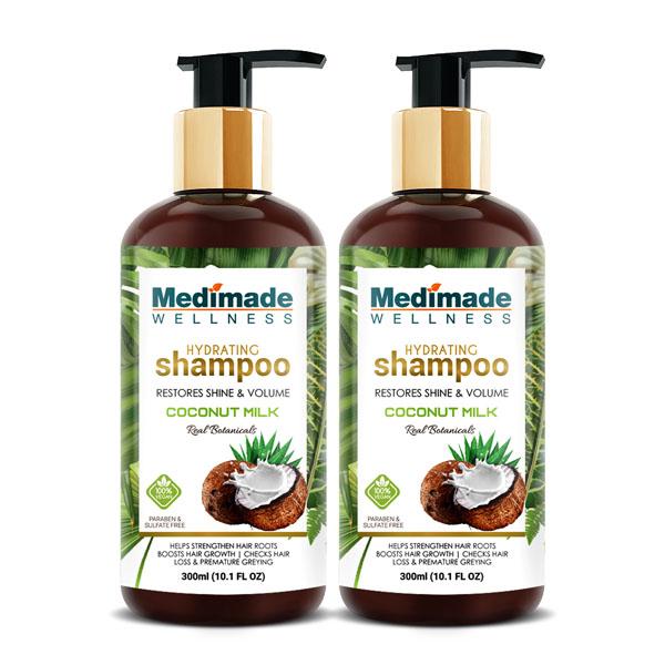 Medimade Hydrating Shampoo With Coconut Milk (Pack of 2) 1's - Shampoos