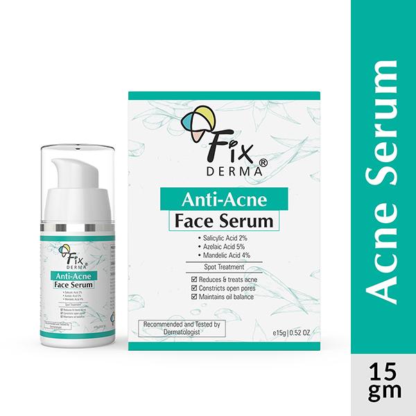 Netmeds | Fixderma 2 Percent Salicylic Acid Serum for Anti Acne and Spot Treatment 15 gm