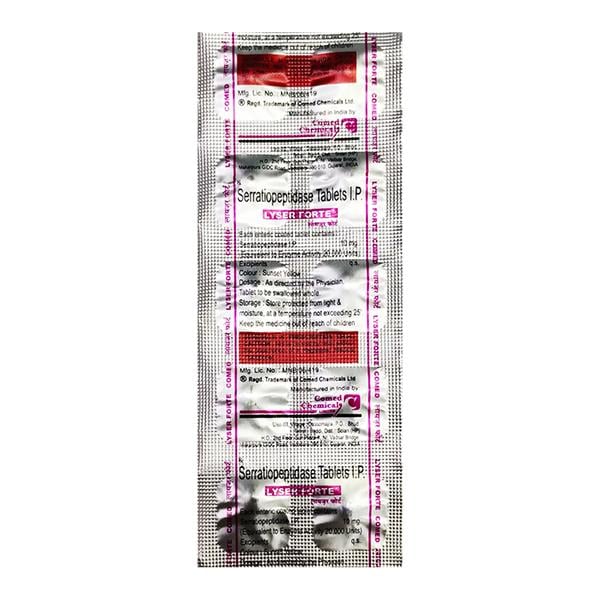 Lyser Forte Tablet 10'S - Pain relief-Ant