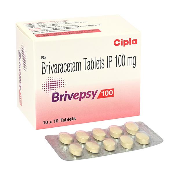 BRIVEPSY 100 Tablet 10's - Epilepsy/Convulsion-Ant