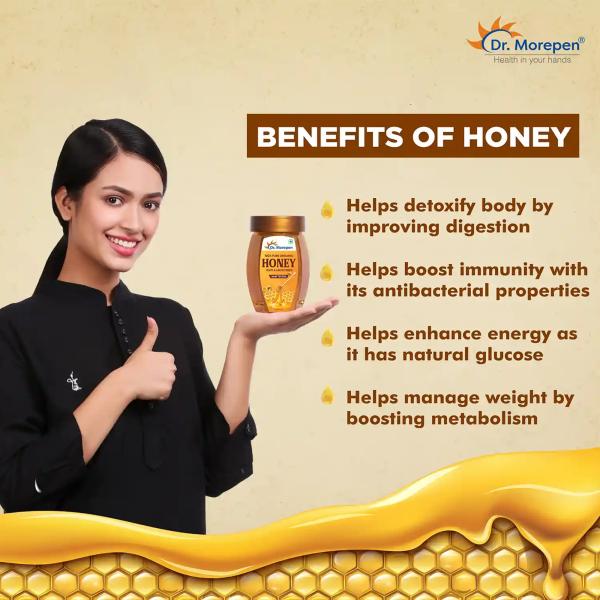 Dr. Morepen Honey Natural & Pure 250 gm - Honey