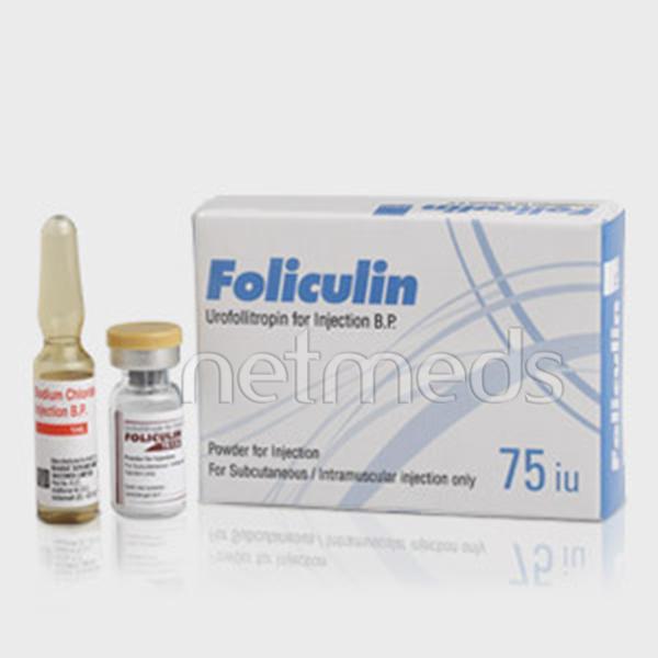 Foliculin 75Iu Injection 1ml - Hormonal Therapy-Tro