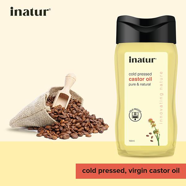 Inatur Natural & Cold Pressed Oil - Castor 100 ml - Massage Oils