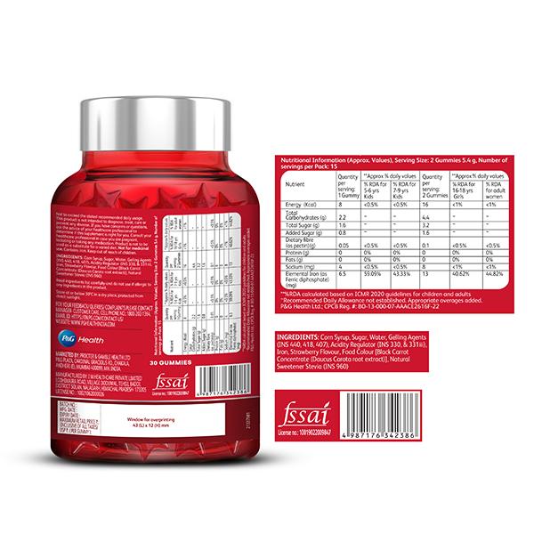 LIVOGEN STRAWBERRY FLAVOUR IRON Gummies 30's - Anaemia-VMA