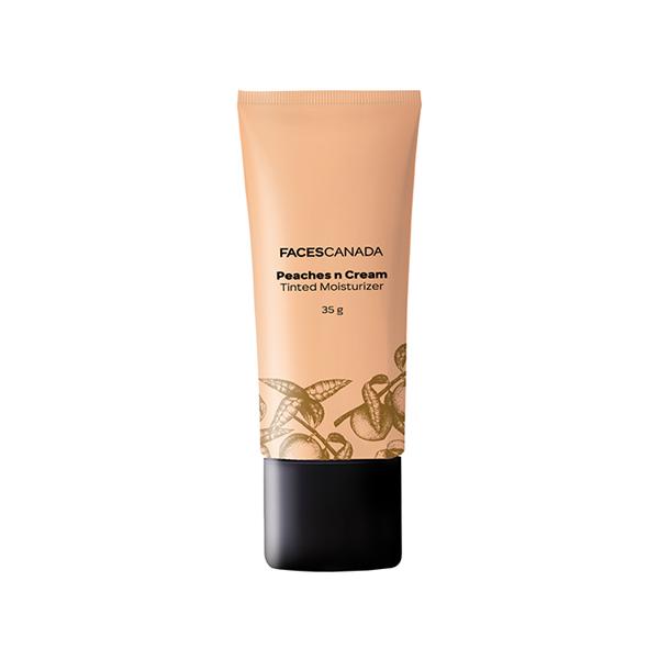 Netmeds | Faces Canada Peaches N Cream Tinted Moisturizer - Beige 02, Non Oily Lightly Tinted Bb Cream 35 gm
