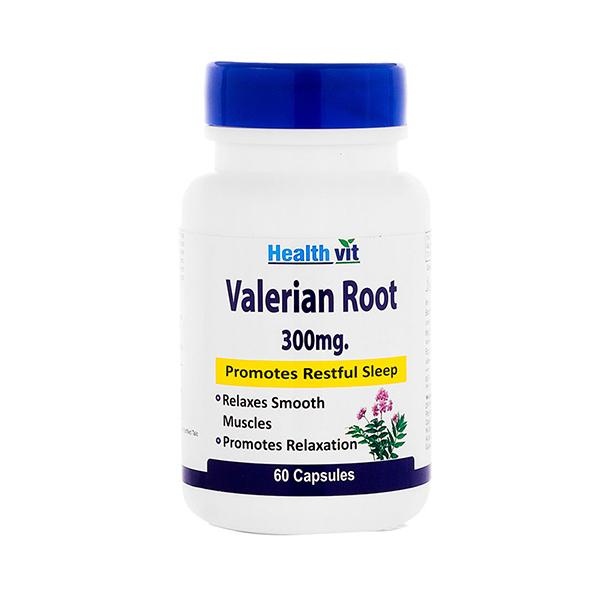 Healthvit Valerian Extract 300mg- Capsules 60's - Herbal Dietary Supplement