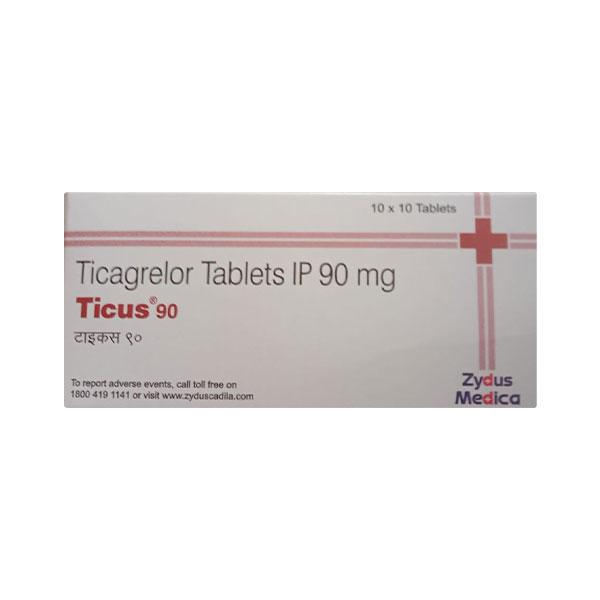 TICUS 90mg Tablet 10's - Blood Clot-Ant