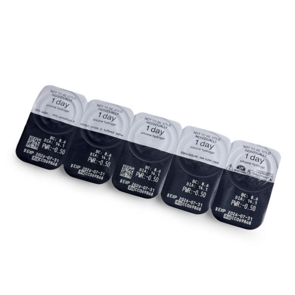 CooperVision GO MAX 1 Day UV Spherical Daily Disposable Hydrogel Lenses (30 Lenses) (Power -2.00) - Eyecare Lenses