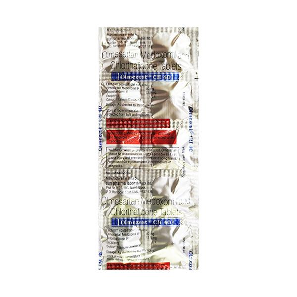 Olmezest CH 40mg Tablet 10'S - Hypertension-Ang