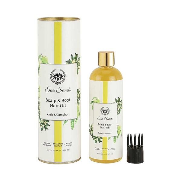 Seer Secrets Scalp & Root Hair Oil - Amla & Camphor 200 ml - Hair Oils