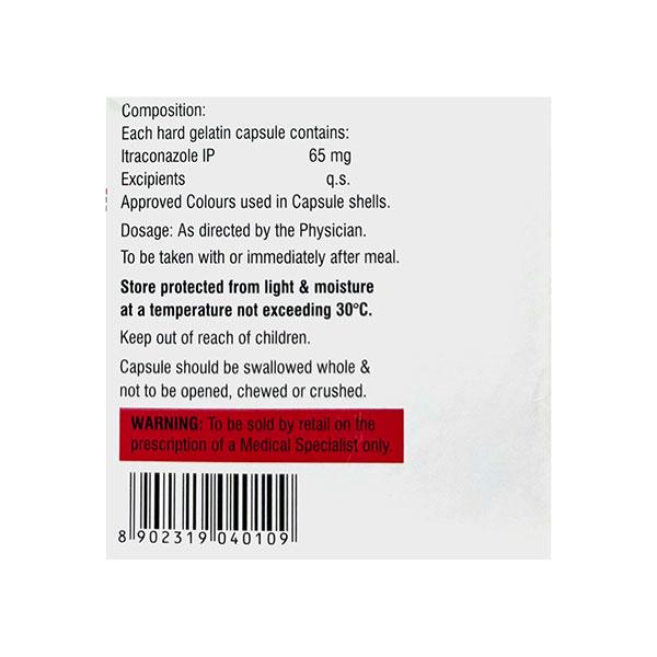 CEASTRA SB 65 Capsule 10's - Fungal Infections-Anf