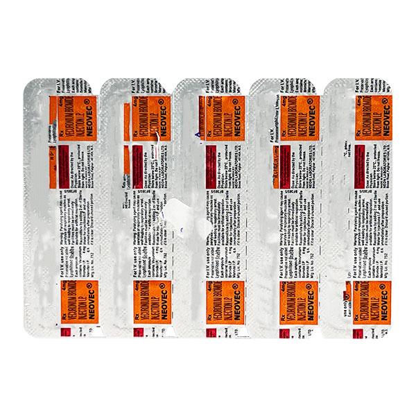 Neovec 4mg Injection 2ml - Muscle Cramps/Spasticity-Mus