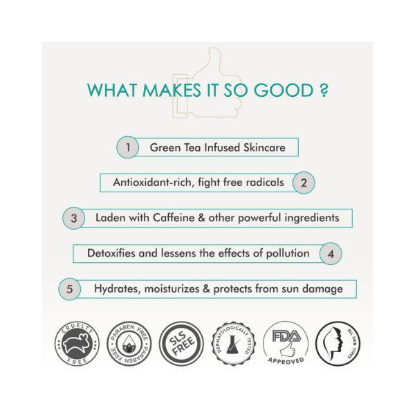 mCaffeine Green Tea AM PM Routine 190 ml - Face Moisturizers